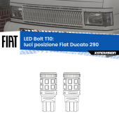 T10: LED Bolt 6000k (Coppia)