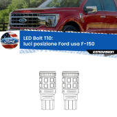 T10: LED Bolt 6000k (Coppia)