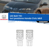 T10: LED Bolt 6000k (Coppia)