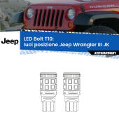 T10: LED Bolt 6000k (Coppia)