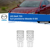 T10: LED Bolt 6000k (Coppia)