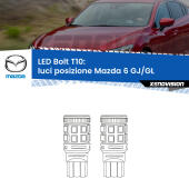 T10: LED Bolt 6000k (Coppia)