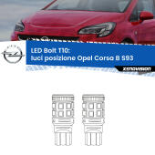 T10: LED Bolt 6000k (Coppia)
