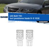 T10: LED Bolt 6000k (Coppia)