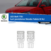 T10: LED Bolt 6000k (Coppia)