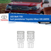T10: LED Bolt 6000k (Coppia)