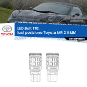T10: LED Bolt 6000k (Coppia)
