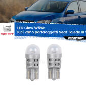 W5W: LED Glow Bianco Caldo (Coppia)
