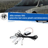 Kit 4 Placche LED Cambiacolore RGB Bluetooth Vano piedi e Abitacolo