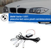 Kit 4 Placche LED Cambiacolore RGB Bluetooth Vano piedi e Abitacolo