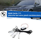 Kit 4 Placche LED Cambiacolore RGB Bluetooth Vano piedi e Abitacolo