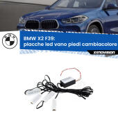 Kit 4 Placche LED Cambiacolore RGB Bluetooth Vano piedi e Abitacolo