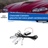 Kit 4 Placche LED Cambiacolore RGB Bluetooth Vano piedi e Abitacolo