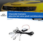 Kit 4 Placche LED Cambiacolore RGB Bluetooth Vano piedi e Abitacolo