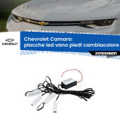 Kit 4 Placche LED Cambiacolore RGB Bluetooth Vano piedi e Abitacolo