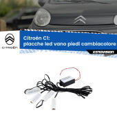 Kit 4 Placche LED Cambiacolore RGB Bluetooth Vano piedi e Abitacolo