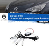 Kit 4 Placche LED Cambiacolore RGB Bluetooth Vano piedi e Abitacolo