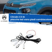 Kit 4 Placche LED Cambiacolore RGB Bluetooth Vano piedi e Abitacolo