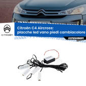 Kit 4 Placche LED Cambiacolore RGB Bluetooth Vano piedi e Abitacolo