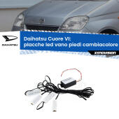 Kit 4 Placche LED Cambiacolore RGB Bluetooth Vano piedi e Abitacolo