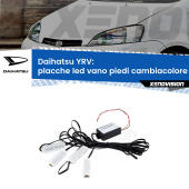 Kit 4 Placche LED Cambiacolore RGB Bluetooth Vano piedi e Abitacolo