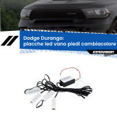 Kit 4 Placche LED Cambiacolore RGB Bluetooth Vano piedi e Abitacolo