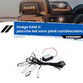 Kit 4 Placche LED Cambiacolore RGB Bluetooth Vano piedi e Abitacolo