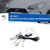 Kit 4 Placche LED Cambiacolore RGB Bluetooth Vano piedi e Abitacolo