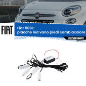 Kit 4 Placche LED Cambiacolore RGB Bluetooth Vano piedi e Abitacolo
