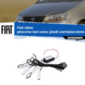 Kit 4 Placche LED Cambiacolore RGB Bluetooth Vano piedi e Abitacolo