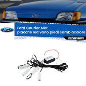 Kit 4 Placche LED Cambiacolore RGB Bluetooth Vano piedi e Abitacolo