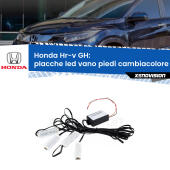 Kit 4 Placche LED Cambiacolore RGB Bluetooth Vano piedi e Abitacolo