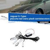 Kit 4 Placche LED Cambiacolore RGB Bluetooth Vano piedi e Abitacolo