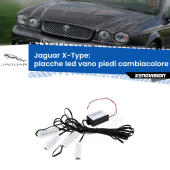 Kit 4 Placche LED Cambiacolore RGB Bluetooth Vano piedi e Abitacolo