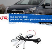 Kit 4 Placche LED Cambiacolore RGB Bluetooth Vano piedi e Abitacolo