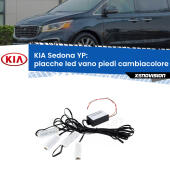 Kit 4 Placche LED Cambiacolore RGB Bluetooth Vano piedi e Abitacolo