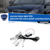 Kit 4 Placche LED Cambiacolore RGB Bluetooth Vano piedi e Abitacolo