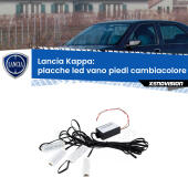 Kit 4 Placche LED Cambiacolore RGB Bluetooth Vano piedi e Abitacolo
