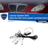 Kit 4 Placche LED Cambiacolore RGB Bluetooth Vano piedi e Abitacolo