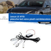 Kit 4 Placche LED Cambiacolore RGB Bluetooth Vano piedi e Abitacolo