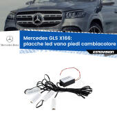 Kit 4 Placche LED Cambiacolore RGB Bluetooth Vano piedi e Abitacolo