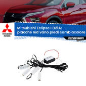 Kit 4 Placche LED Cambiacolore RGB Bluetooth Vano piedi e Abitacolo