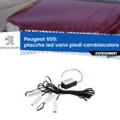 Kit 4 Placche LED Cambiacolore RGB Bluetooth Vano piedi e Abitacolo