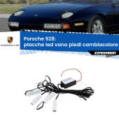 Kit 4 Placche LED Cambiacolore RGB Bluetooth Vano piedi e Abitacolo