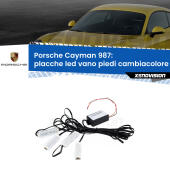 Kit 4 Placche LED Cambiacolore RGB Bluetooth Vano piedi e Abitacolo