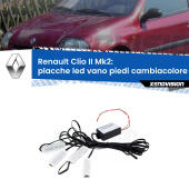 Kit 4 Placche LED Cambiacolore RGB Bluetooth Vano piedi e Abitacolo