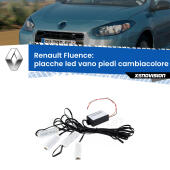 Kit 4 Placche LED Cambiacolore RGB Bluetooth Vano piedi e Abitacolo