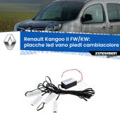 Kit 4 Placche LED Cambiacolore RGB Bluetooth Vano piedi e Abitacolo