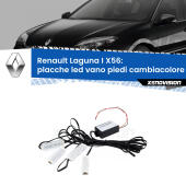 Kit 4 Placche LED Cambiacolore RGB Bluetooth Vano piedi e Abitacolo