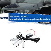 Kit 4 Placche LED Cambiacolore RGB Bluetooth Vano piedi e Abitacolo